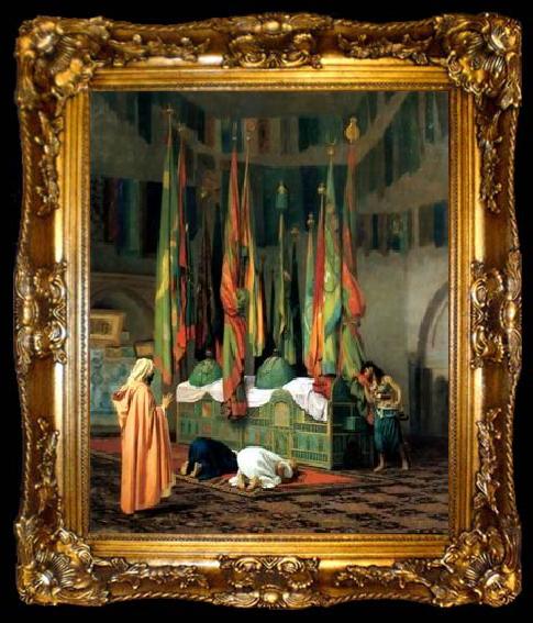 framed  unknow artist Arab or Arabic people and life. Orientalism oil paintings  451, ta009-2